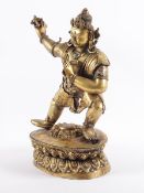 VAJRAPANI, Bronze, feuervergoldet, der