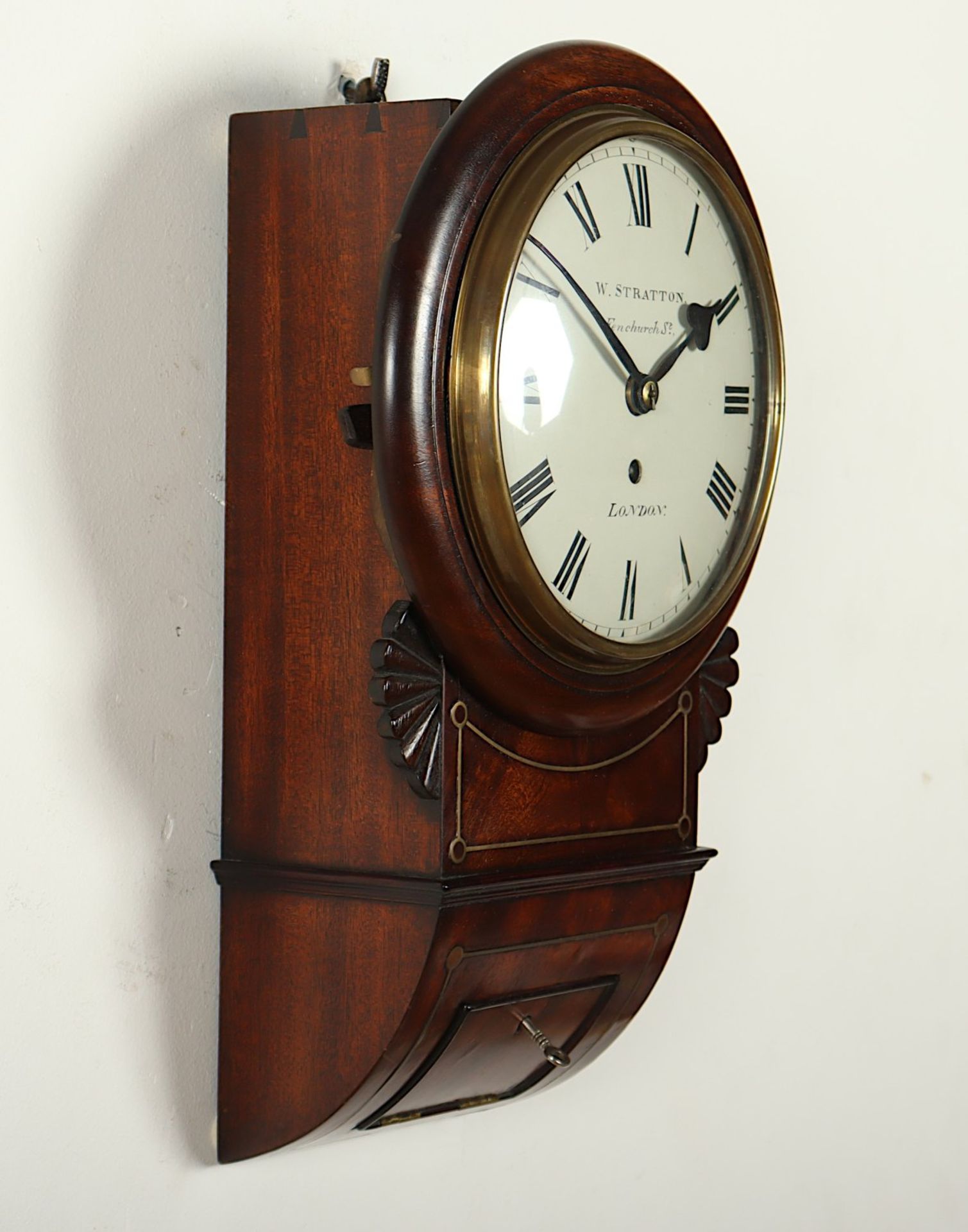 TAVERN CLOCK, Mahagoni, Werk mit - Image 2 of 3