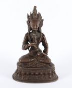 VAJRASATTVA, BRONZE, TIBET7NEPAL