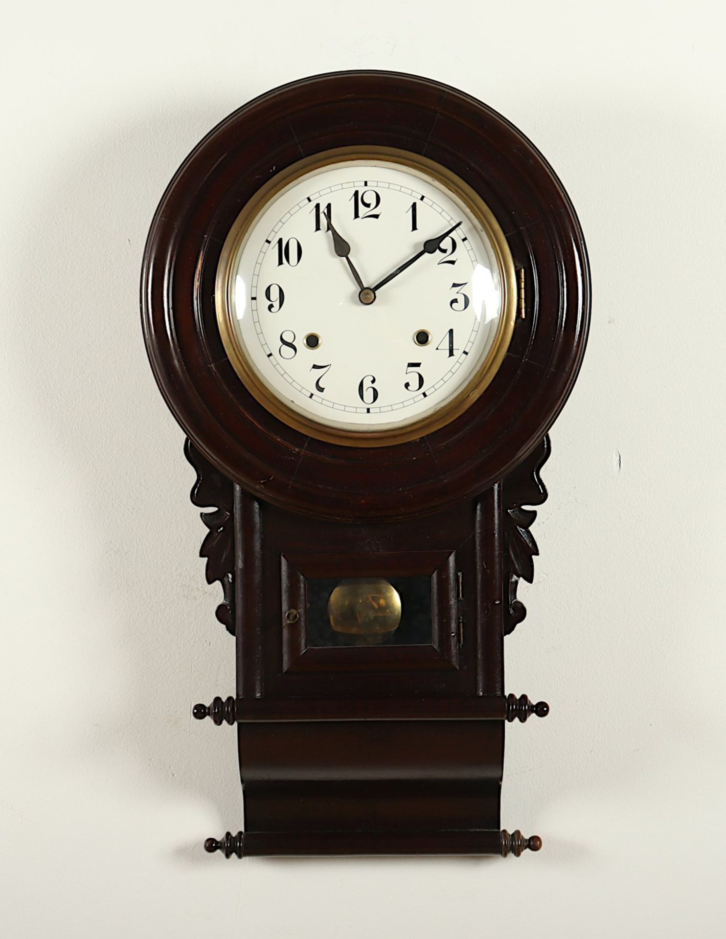 TAVERN CLOCK, Mahagoni, Werk mit