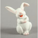 FIGUR "LACHENDER HASE", FRITZ, ROSENTHAL