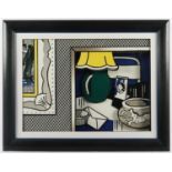 LICHTENSTEIN, Roy, "Green lamp and