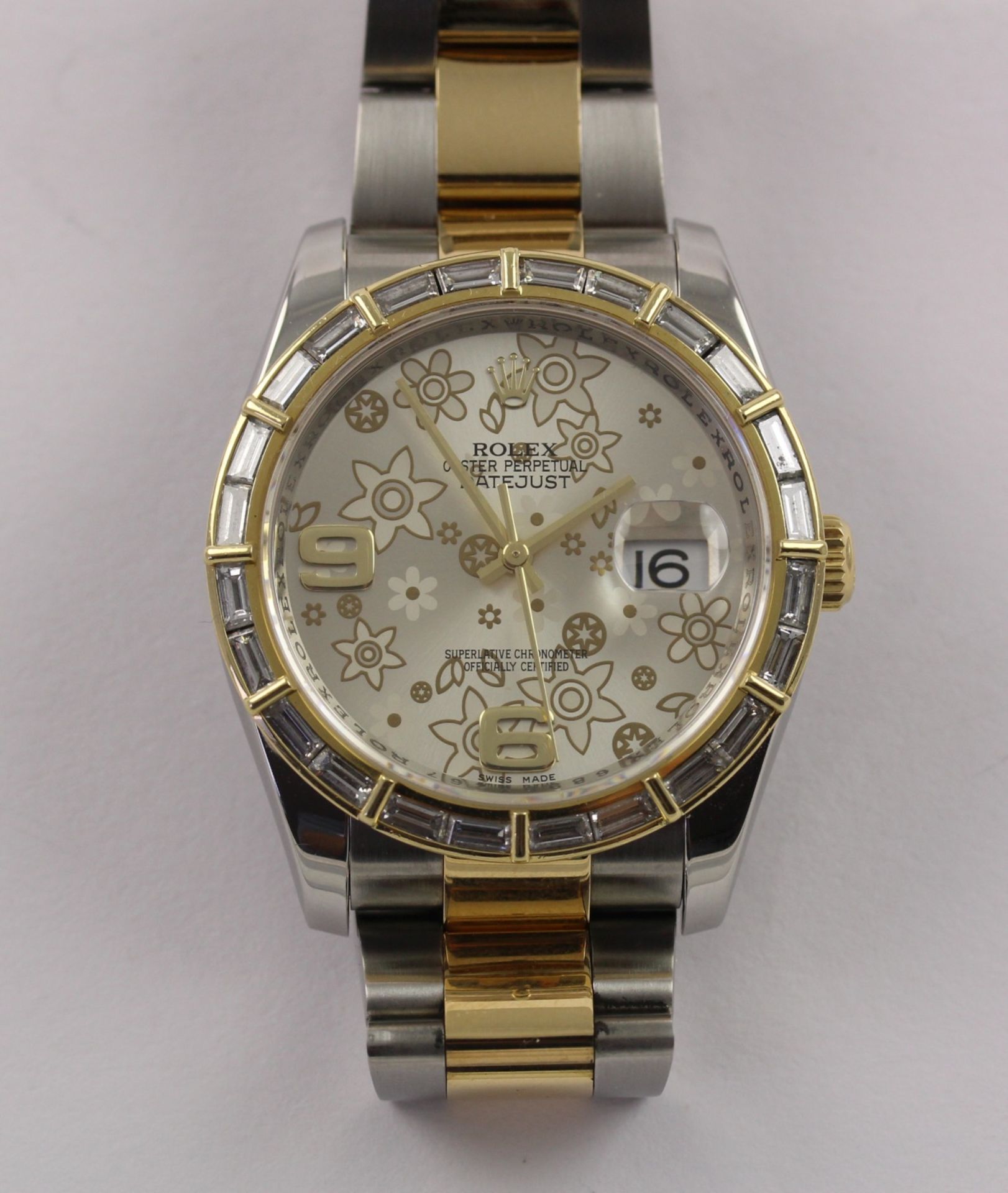 ARMBANDUHR, Stahl/Gold, Marke: ROLEX, - Image 7 of 7