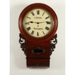 TAVERN CLOCK, Mahagoni, Werk mit