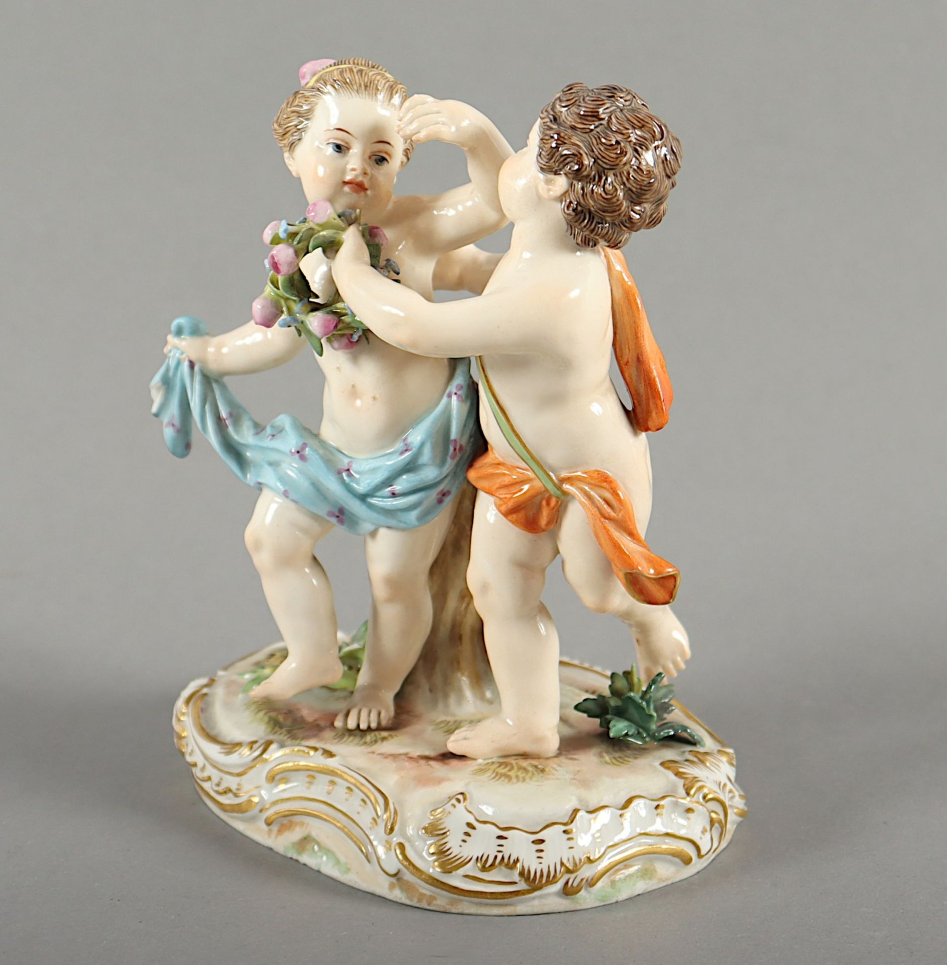 AMORETTENGRUPPE, KAENDLER, MEISSEN, E.19.JH. - Image 2 of 5