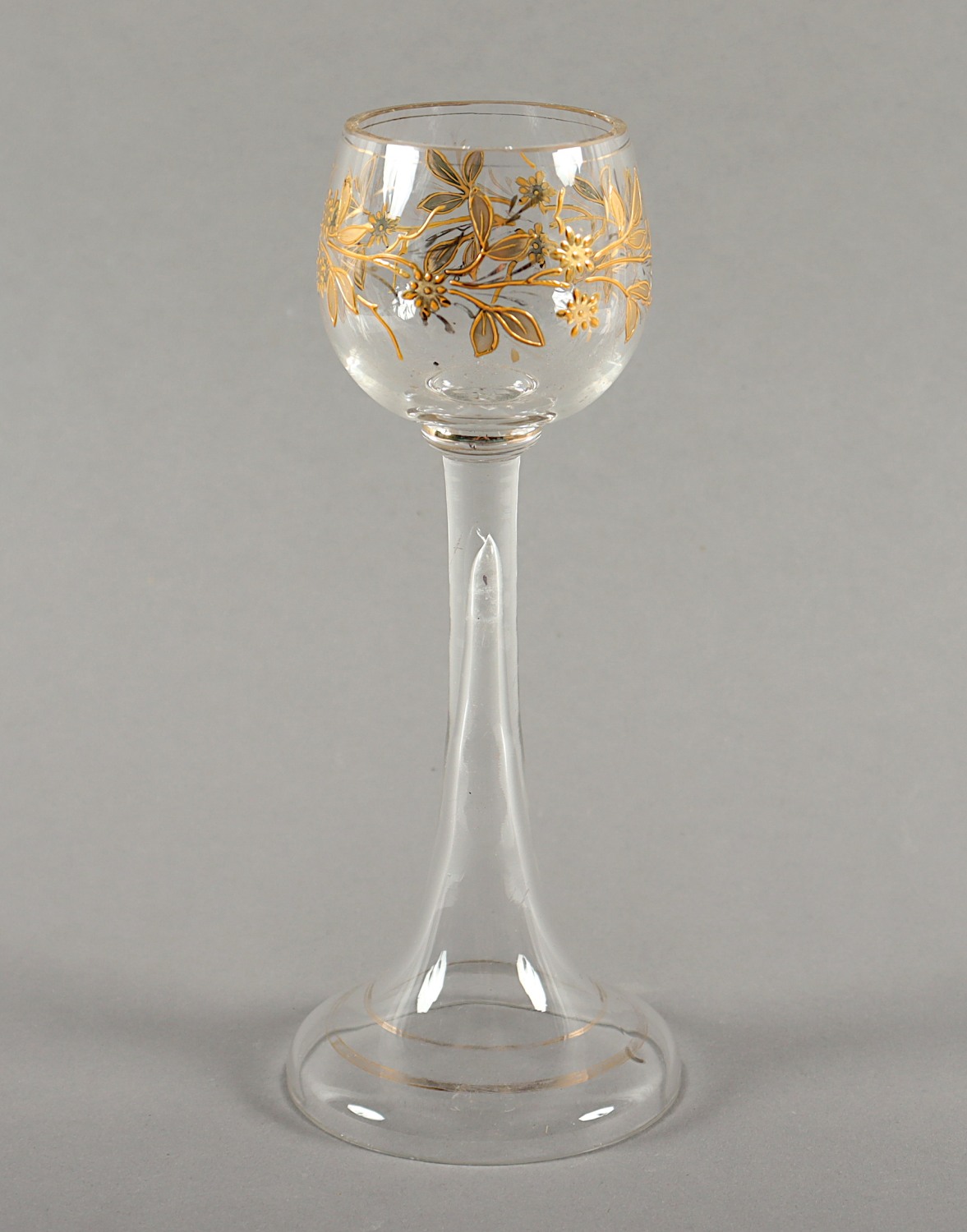 WEINRÖMER, farbloses Glas,