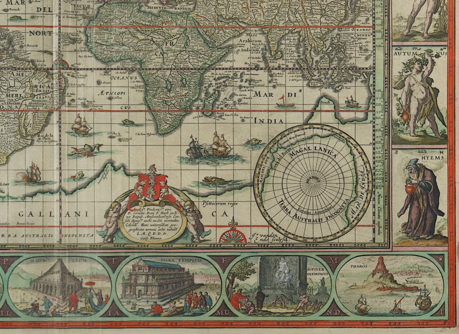 WELTKARTE, "Nova totius terrarum orbis - Bild 6 aus 7