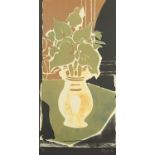 BRAQUE, Georges, "Feuilles colours