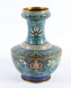 CLOISONNÉ-VASE, CHINA, 19.JH.