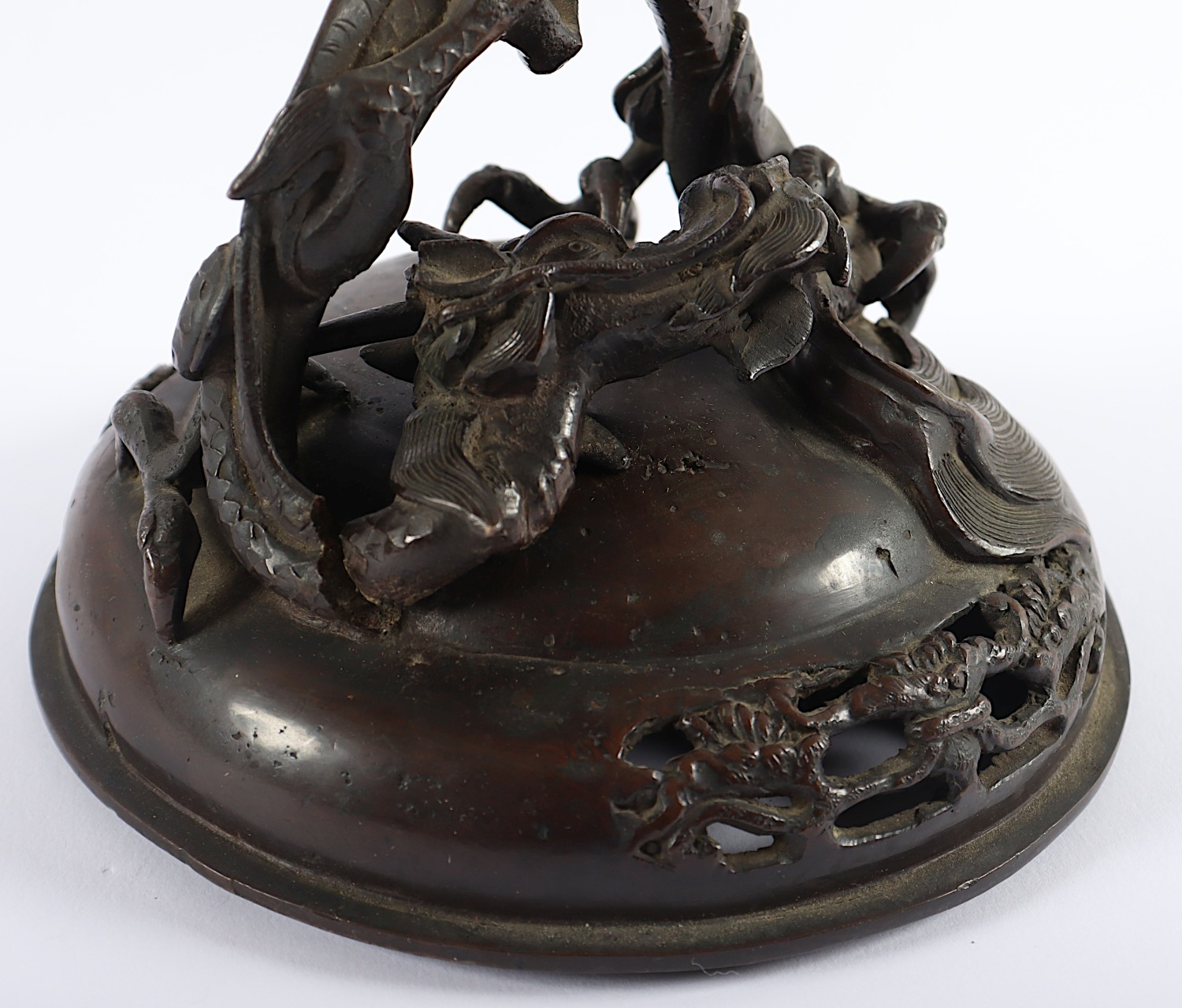 WEIHRAUCHBRENNER, BRONZE, CHINA, 19.JH. - Image 5 of 6