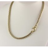 COLLIER, 585/ooo Weißgold/Gelbgold, L