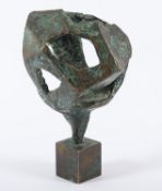 WEIDL, Seff, "Rose", Bronze, H 15,