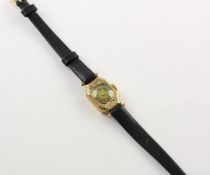 ART DECO-DAMENARMBANDUHR, 585/ooo