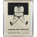 KÖHLER, Hannelore, Plakat, Offset, 60