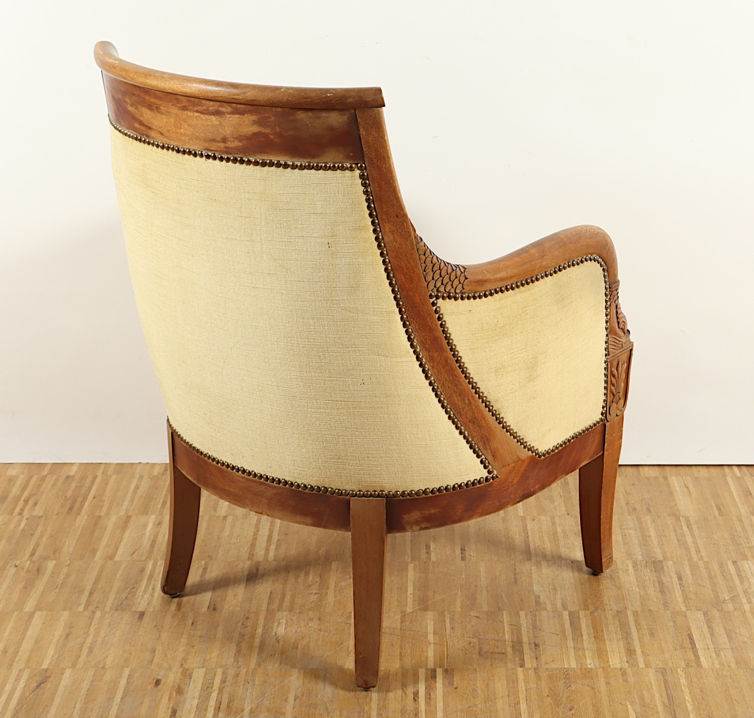 EMPIRE-FAUTEUIL, Mahagoni, Polsterung - Image 2 of 2