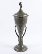 JUGENDSTIL-JAGDPOKAL, Zinn,