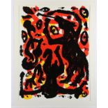 PENCK, A.R., "Konzert", Farbsiebdruck,