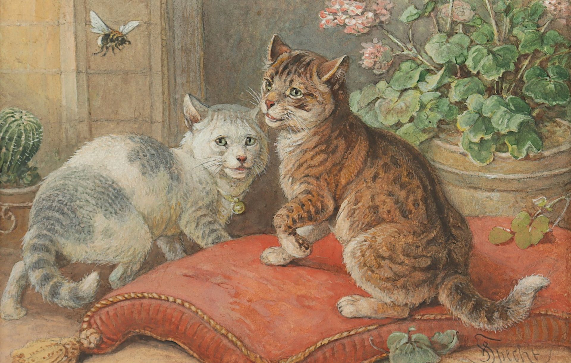 SPECHT, Friedrich (1839-1909), "Zwei - Bild 2 aus 2