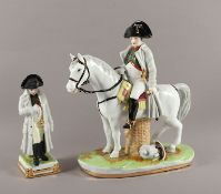 ZWEI FIGUREN "NAPOLEON", PORZELLAN