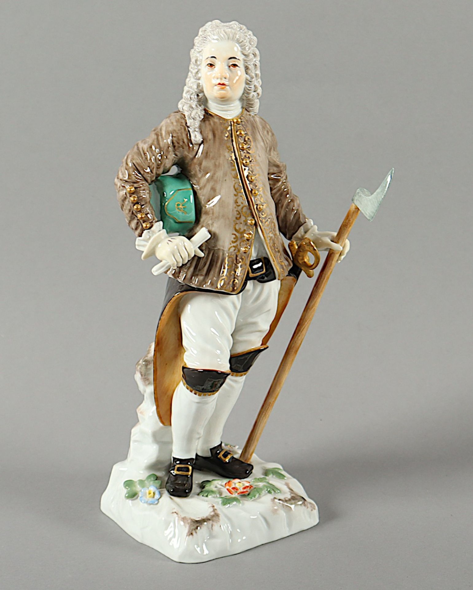 FIGUR "BERGMANN ALS SCHICHTMEISTER", MEISSEN, 1984