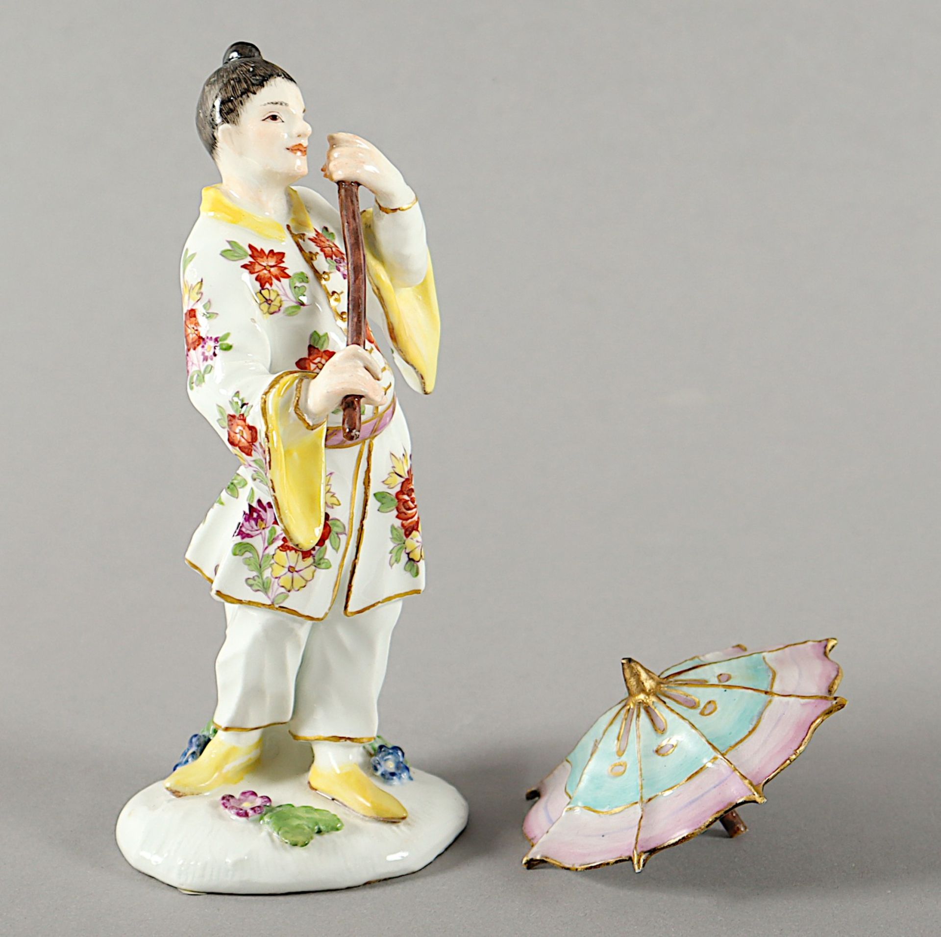 "JAPANER MIT SCHIRM", REINICKE, MEISSEN, UM 1750 - Image 2 of 5