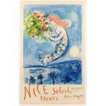 CHAGALL, Marc, "Nice Soleil Fleurs",