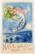 CHAGALL, Marc, "Nice Soleil Fleurs",