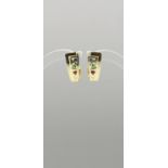 PAAR OHRSTECKER, 585/ooo Gelbgold,