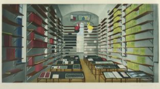 HUBER, Thomas, "Die Bibliothek",