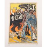 PLAKAT, "Chocolat mexicain", Farbige