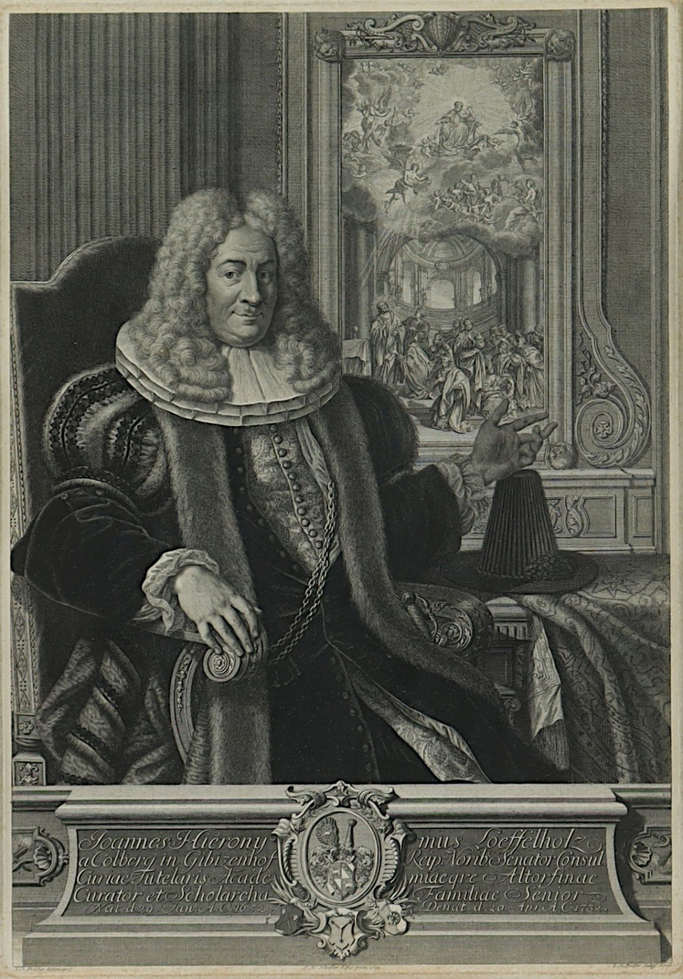 JOHANNES HIERONNYMUS LÖFFELHOLZ, - Image 2 of 2