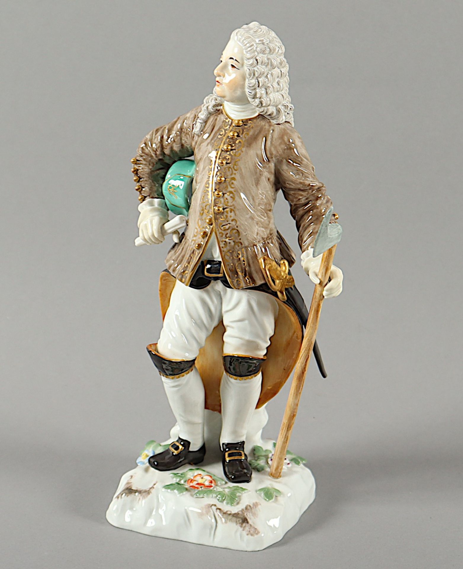 FIGUR "BERGMANN ALS SCHICHTMEISTER", MEISSEN, 1984 - Bild 2 aus 4