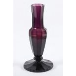 VASE, violett getöntes Glas,