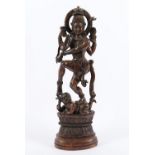 SHIVA ALS NATARAJA, Holz, geschnitzt,