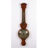 BAROMETER, Mahagoni, L 100, gemarkt,