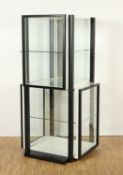 VITRINE "S 40", Esche, schwarz und