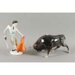 "MATADOR" UND "STIER", THIERSCH, ROSENTHAL