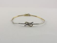 ARMBAND, 585/ooo Weißgold und