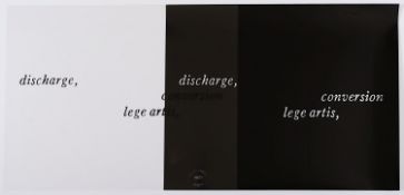 KOSUTH, Joseph, "Discharge -