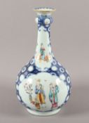 KNOBLAUCHVASE, PORZELLAN, CHINA, 19.JH.