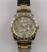 ARMBANDUHR, Stahl/Gold, Marke: ROLEX,