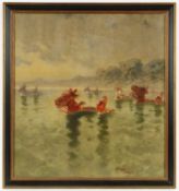 <de>FRANZ, G. (Militärmaler A.20.Jh.), "Italienische Kavallerie bei der Durchquerung eines Gewässers