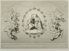 <de>KOHLSCHEIN, Josef d.Ä. (1841-1915), "Assumpta est Maria in coelum..", Kupferstich, 29 x 39, hand