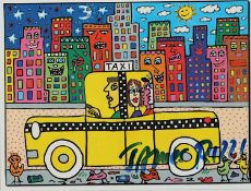 <de>RIZZI, James, "If you take a taxi", Multiple (Kunstpostkarte in Farboffset), 10,5 x 14, signiert