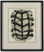 <de>VALLRIBERA, Josep, "o.T.", Original-Lithografie, 44 x 50, bez.: e.A., handsigniert, 1997, R.</de