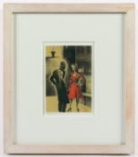 <de>KITAJ, Ron B., Multiple (Kunstpostkarte in Farboffset), 15,5 x 10,5, handsigniert, R.</de>