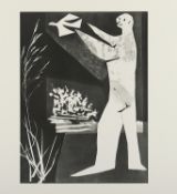 <de>PICASSO, Pablo &amp; A. Villers, "Diurnes", Pochoir nach einer Fotomontage, 38 x 29, Jacomet, Be