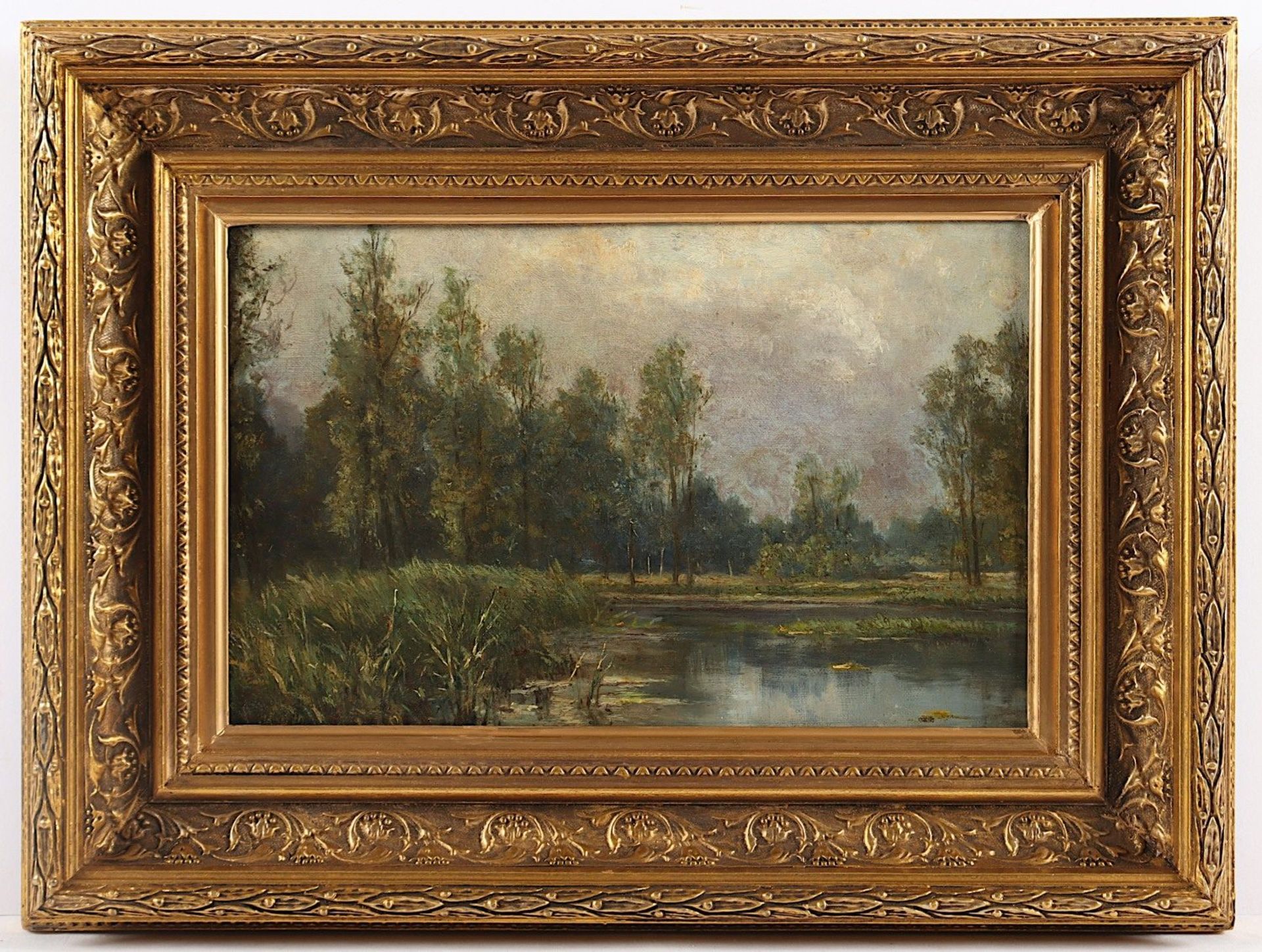 DE HARVEN, Hélène de (1864-1949), "Landschaft", Öl/Lwd., 22 x 33, unten links signiert, R.