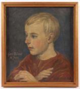 <de>KOHLSCHEIN, Edmund Anton (1900-1996), "Portrait des Gerd Böhme im Alter von 12 Jahren", Öl/Lwd.,