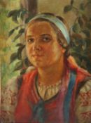 <de>KURDYMOVA, A. (wohl russisch um 1920), "Portrait einer jungen Frau", Öl/Lwd., 51 x 41, unten rec